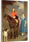 John Gubbins Newton and his Sister Mary, 1832-33 by Robert Burnard