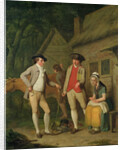 Widow Costard's Cow and Goods, Distrained for Taxes, are Redeemed by the Generosity of Johnny Pearmain, 1782 by Edward Penny