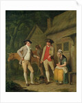 Widow Costard's Cow and Goods, Distrained for Taxes, are Redeemed by the Generosity of Johnny Pearmain, 1782 by Edward Penny