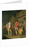 Widow Costard's Cow and Goods, Distrained for Taxes, are Redeemed by the Generosity of Johnny Pearmain, 1782 by Edward Penny