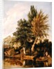 A River Scene with Boys Bathing, c.1817 by John Crome