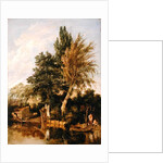 A River Scene with Boys Bathing, c.1817 by John Crome