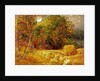 The Harvest Moon, 1833 by Samuel Palmer