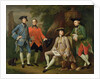 James Grant of Grant, John Mytton, the Honorable Thomas Robinson and Thomas Wynne, c.1760 by Nathaniel Dance