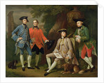 James Grant of Grant, John Mytton, the Honorable Thomas Robinson and Thomas Wynne, c.1760 by Nathaniel Dance