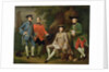 James Grant of Grant, John Mytton, the Honorable Thomas Robinson and Thomas Wynne, c.1760 by Nathaniel Dance