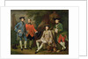 James Grant of Grant, John Mytton, the Honorable Thomas Robinson and Thomas Wynne, c.1760 by Nathaniel Dance
