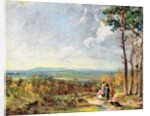 Hampstead Heath Looking Towards Harrow, 1821 by John Constable