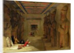 The Hypostyle Hall of the Great Temple at Abu Simbel, Egypt, 1849 by David Roberts