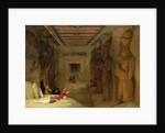 The Hypostyle Hall of the Great Temple at Abu Simbel, Egypt, 1849 by David Roberts
