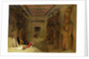 The Hypostyle Hall of the Great Temple at Abu Simbel, Egypt, 1849 by David Roberts