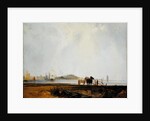 Landscape near Quilleboeuf, France, c.1824-25 by Richard Parkes Bonington
