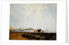 Landscape near Quilleboeuf, France, c.1824-25 by Richard Parkes Bonington