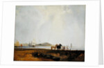 Landscape near Quilleboeuf, France, c.1824-25 by Richard Parkes Bonington