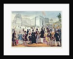 The Queen's Return from the House of Lords, 1839 by English School