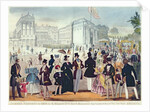 The Queen's Return from the House of Lords, 1839 by English School