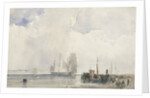 Shipping on an Estuary by Richard Parkes Bonington