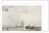 Shipping on an Estuary by Richard Parkes Bonington