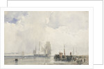 Shipping on an Estuary by Richard Parkes Bonington