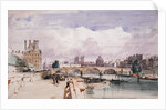 Le Pont Royal, Paris, c.1828 by Thomas Shotter Boys