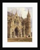 The North-West Porch of Salisbury Cathedral, 1832 by Thomas Shotter Boys