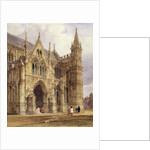 The North-West Porch of Salisbury Cathedral, 1832 by Thomas Shotter Boys