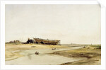 Ship Building by William Callow