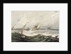 Boats on a Stormy Sea by Francois Louis Thomas Francia