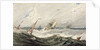 Boats on a Stormy Sea by Francois Louis Thomas Francia