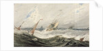 Boats on a Stormy Sea by Francois Louis Thomas Francia