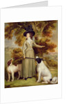 The Countess of Effingham with Gun and Shooting Dogs, 1787 by George Haugh