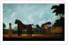 A Gentleman with his Pair of Bays Harnessed to a Curricle by John Cordrey
