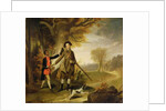An Unknown Man, perhaps Charles Goring of Wiston, out Shooting with his Servant, c.1765 by Unknown artist