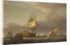 A Seascape with Men-of-War and Small Craft by Francis Holman