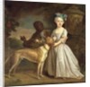 A Young Girl with a Dog and a Page, 1720-30 by Bartholomew Dandridge