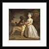 A Young Girl with a Dog and a Page, 1720-30 by Bartholomew Dandridge