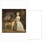 A Young Girl with a Dog and a Page, 1720-30 by Bartholomew Dandridge
