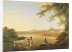 The Marmalong Bridge, with a Sepoy and Natives in the Foreground, c.1783 by William Hodges