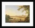 The Marmalong Bridge, with a Sepoy and Natives in the Foreground, c.1783 by William Hodges