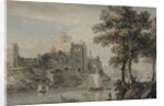 A Castle on the River by Paul Sandby