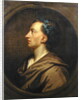 Alexander Pope Profile, Crowned with Ivy by Godfrey (studio of) Kneller