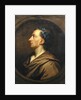 Alexander Pope Profile, Crowned with Ivy by Godfrey (studio of) Kneller