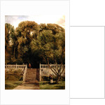 On the Terrace at Haddon Hall, Derbyshire, 1840 by Thomas Creswick