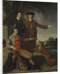Self Portrait with Father and Brother, c.1760-62 by John Hamilton Mortimer