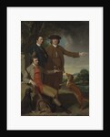 Self Portrait with Father and Brother, c.1760-62 by John Hamilton Mortimer