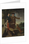 Self Portrait with Father and Brother, c.1760-62 by John Hamilton Mortimer