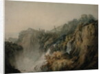 Tivoli with the Temple of the Sibyl and the Cascades, c.1796-97 by Joseph Mallord William Turner