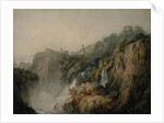 Tivoli with the Temple of the Sibyl and the Cascades, c.1796-97 by Joseph Mallord William Turner