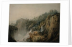 Tivoli with the Temple of the Sibyl and the Cascades, c.1796-97 by Joseph Mallord William Turner