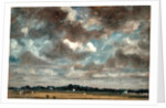 Extensive Landscape with Grey Clouds, c.1821 by John Constable